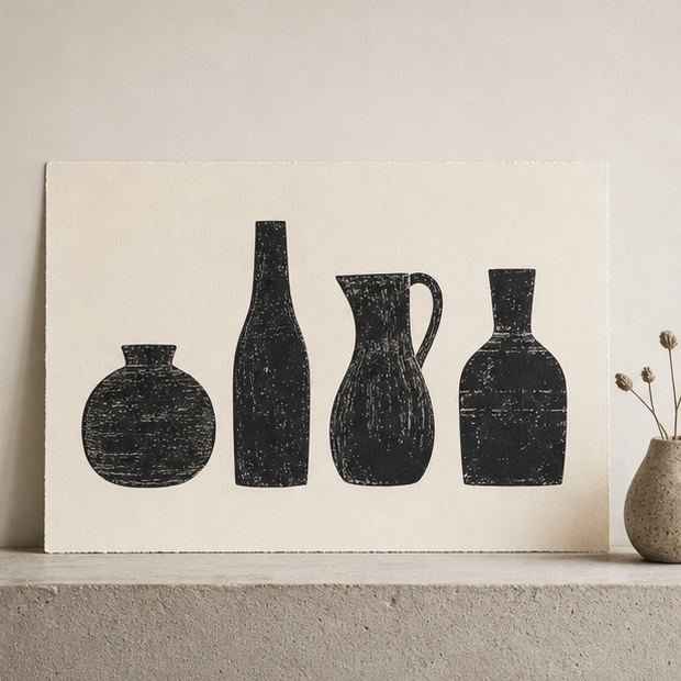 Four Vessels Art Print